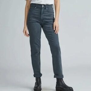 NEW‎ Everlane The Way High Slim Organic Cotton Gray Jeans Womens Size 31 Short